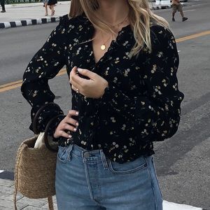 Free people floral top